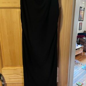 Old Navy Black Midi Skirt